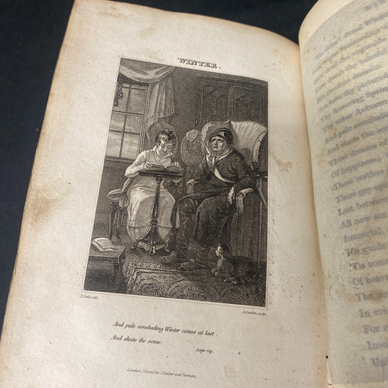 Book - The Seasons by James Thomson -- Leather hardback 1811 - (1524)