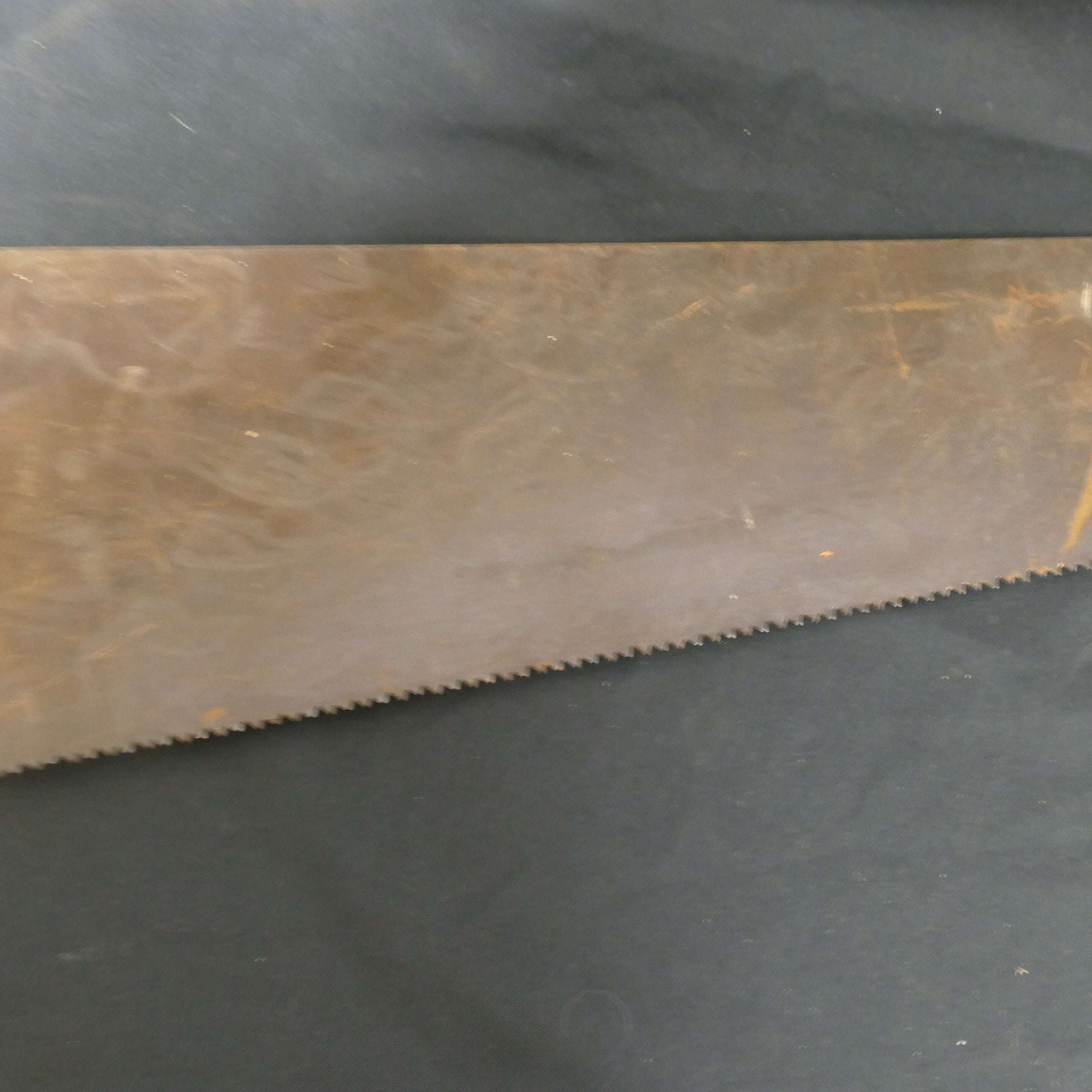 Antique Large Wood saw 79cm with good Blade Solid Carpenters - (9295)