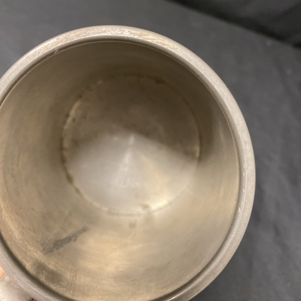 Vintage Pewter Tankard engraved Ashford Farmers 1978  - (1749)