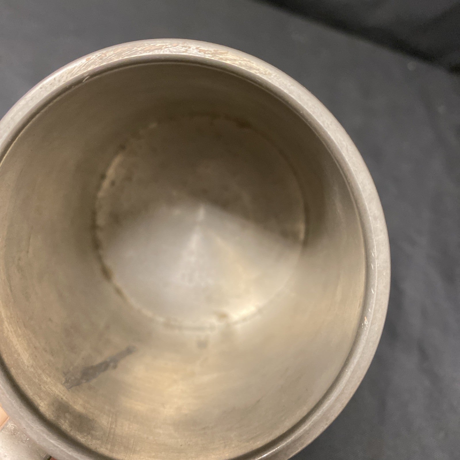 Vintage Pewter Tankard engraved Ashford Farmers 1978  - (1749)