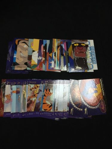 Upper Deck Disney Treasures S3 Trading cards x 47 inc Pooh Silly Aladdin -(6302