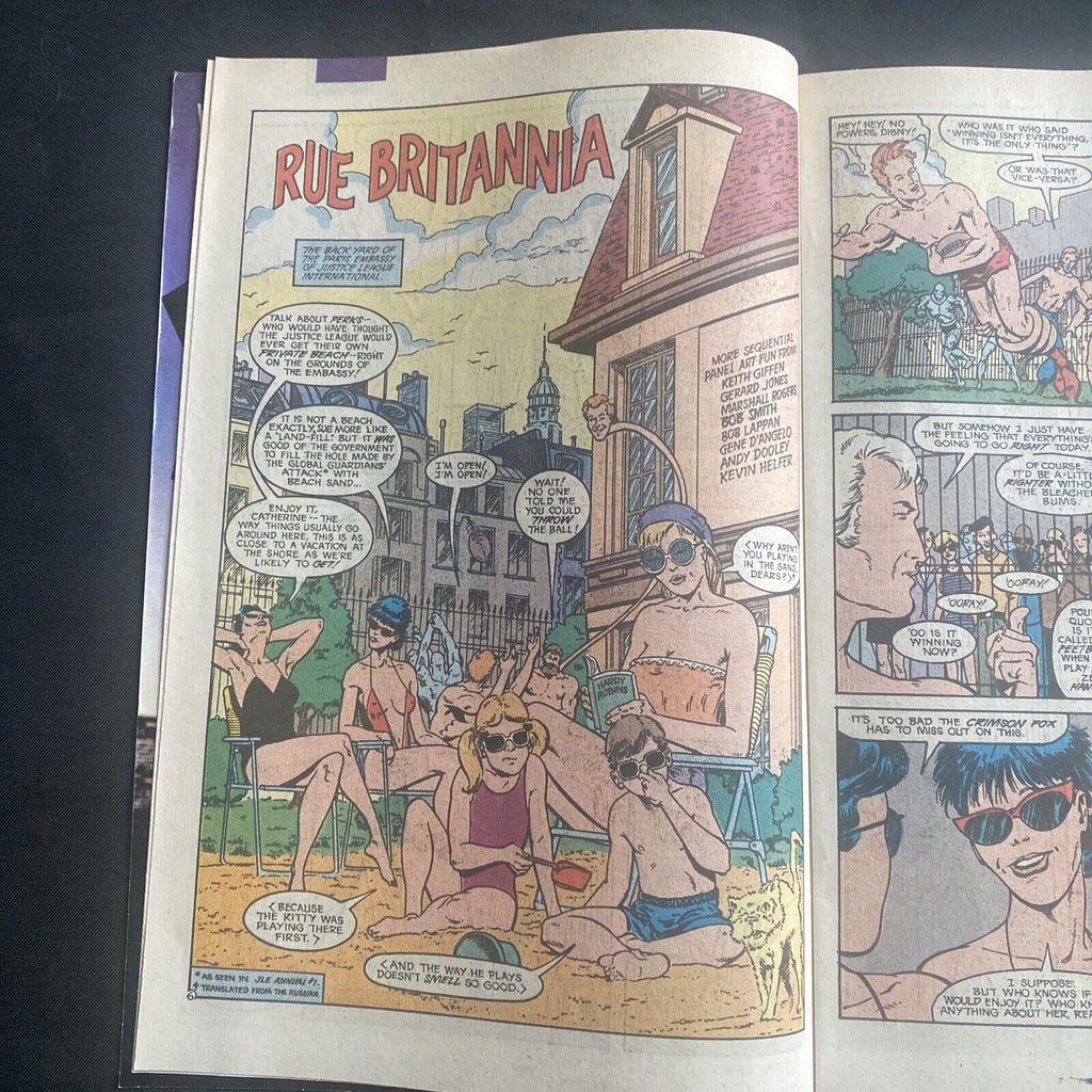 COMIC - DC Comics Justice League EUROPE - Nov 1990 - The Beefeater - (8784)
