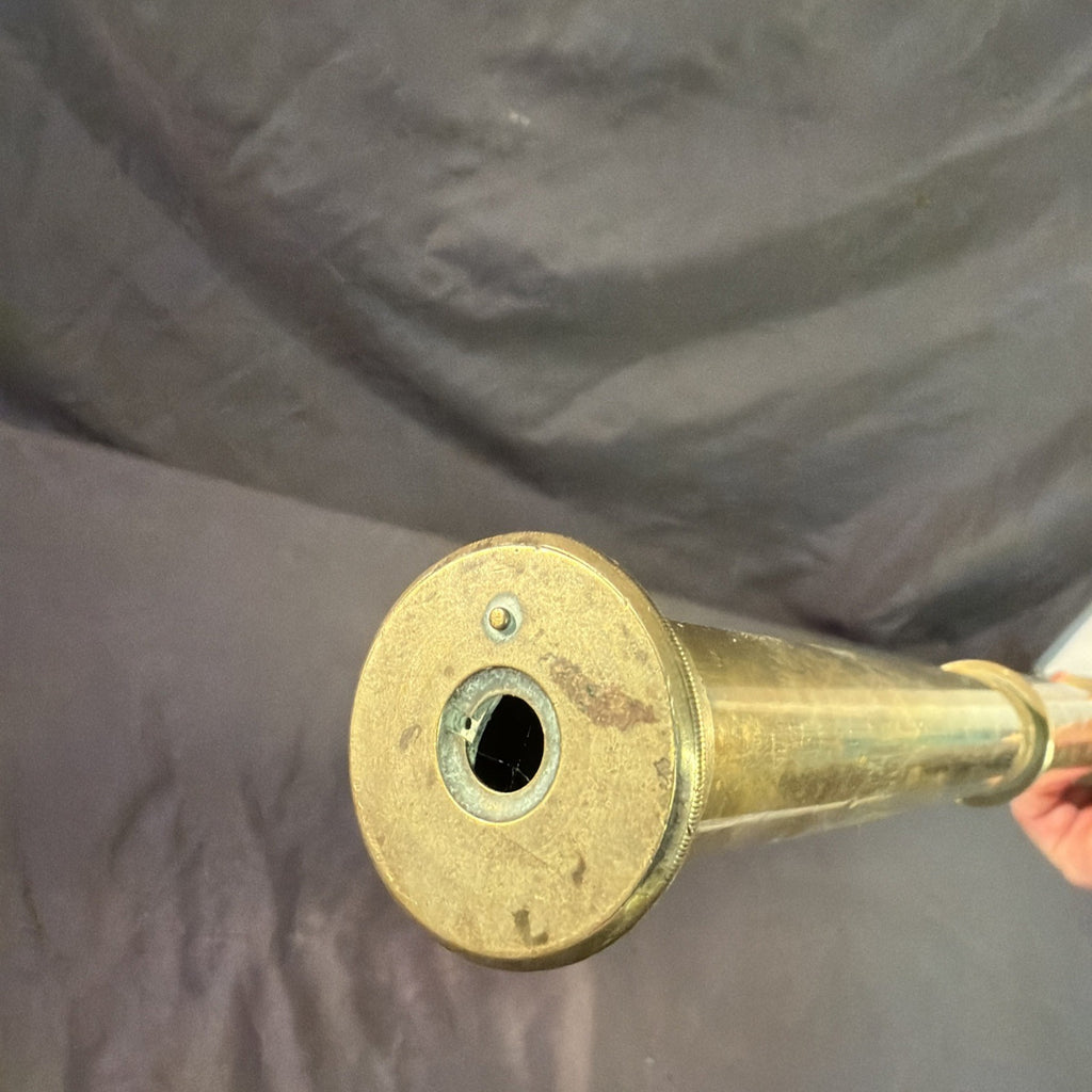 Antique Early 1800's Georgian Telescope By J Abraham Mahogany Case  - (1995)
