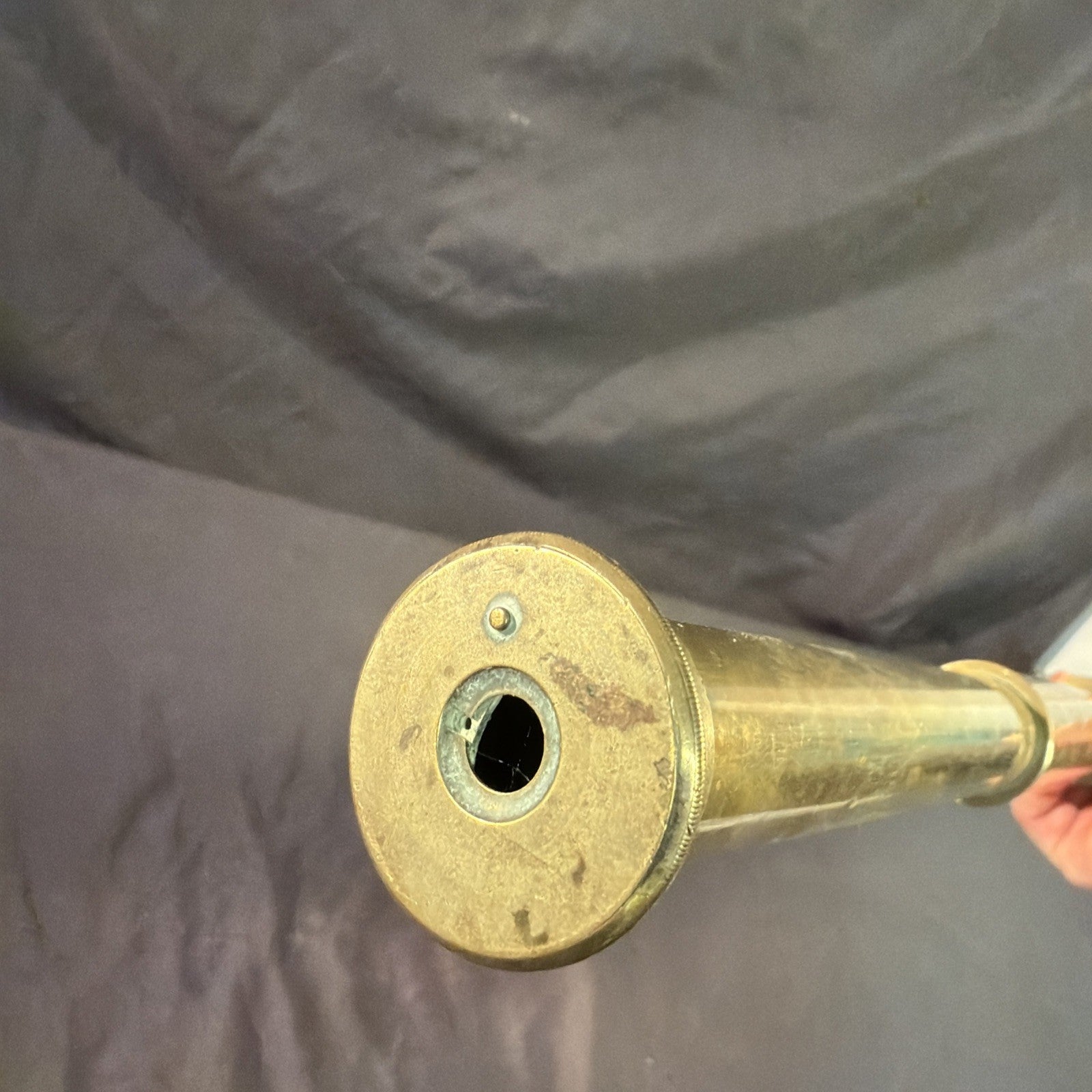 Antique Early 1800's Georgian Telescope By J Abraham Mahogany Case  - (1995)