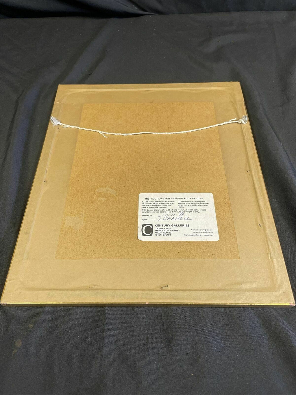 Vintage Print Holiday Putts by Mr Punch Framed Glazed 36cm x 31cm - (8139)