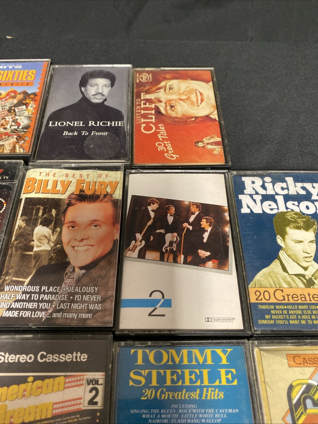 20 Cassette tapes Mainly 60's Rock N Roll Orbison Steele Fury - (1735)