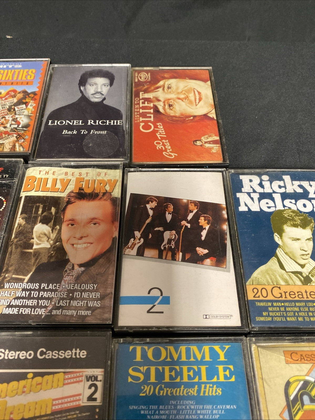 20 Cassette tapes Mainly 60's Rock N Roll Orbison Steele Fury - (1735)