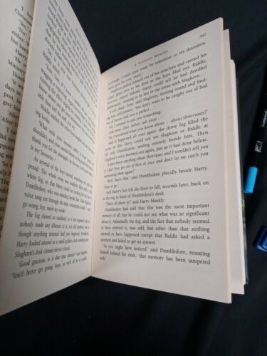 Harry Potter and the Half Blood prince 1st Edition HB with MISPRINT NO DJ (6996