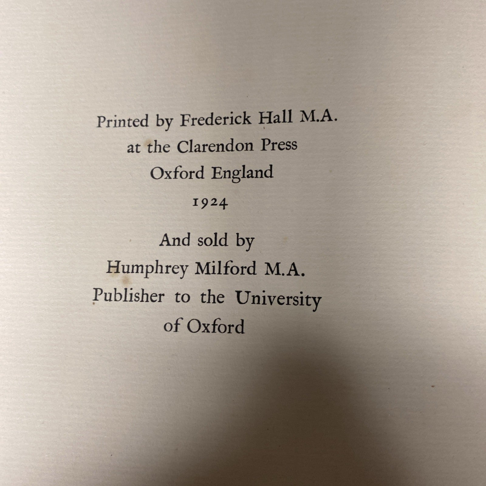 Book - Thomas Gray - Ode on a Distant Prospect of Eton College 1747 - 1924 -(1563)