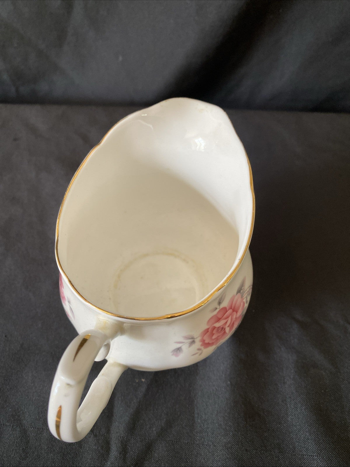 Duchess Pink Rose Bone China England Milk Jug - (5817)