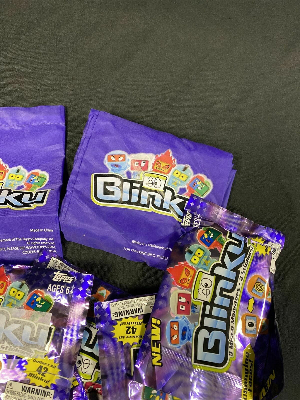 Topps Blinku x 8 Packs plus bags - Old Stock from 2009 - (7296)