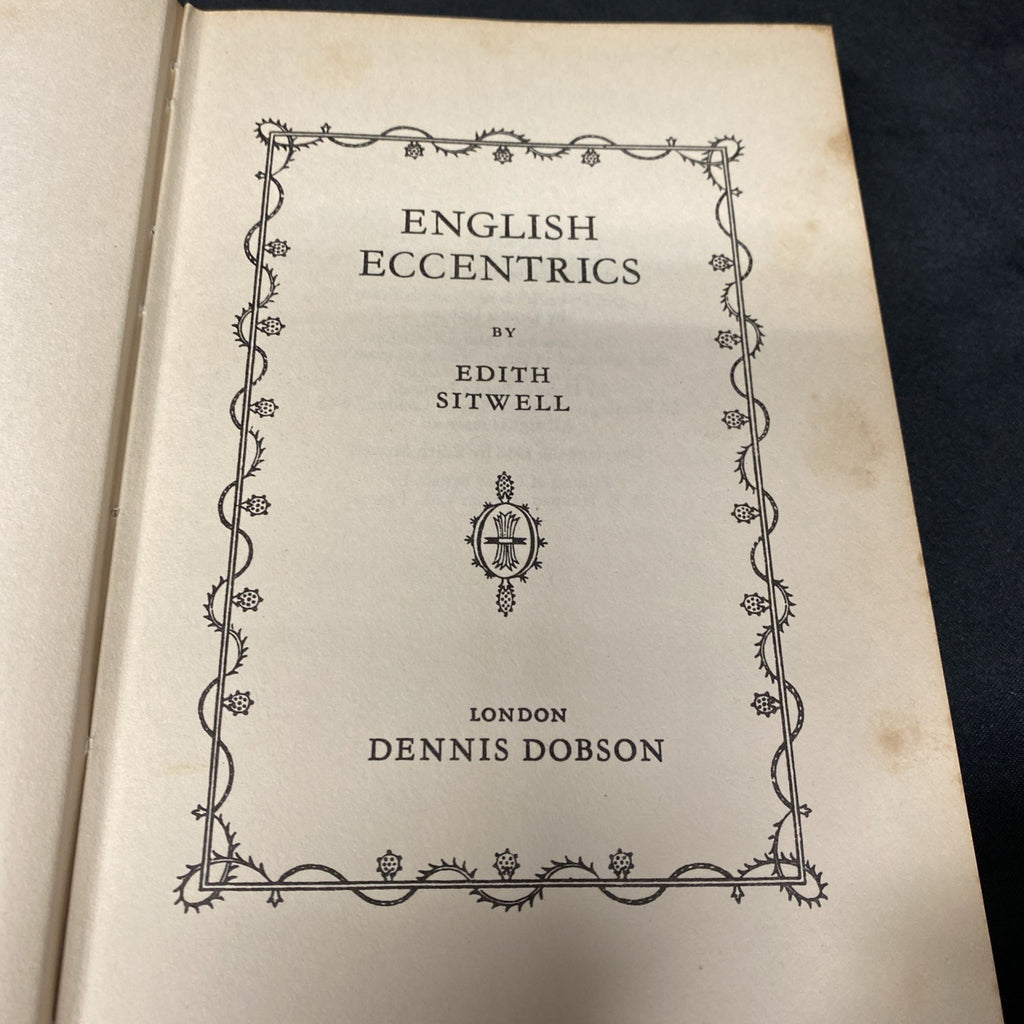 Book - The English Eccentrics by Edith Sitwell - 1958 - (1552)