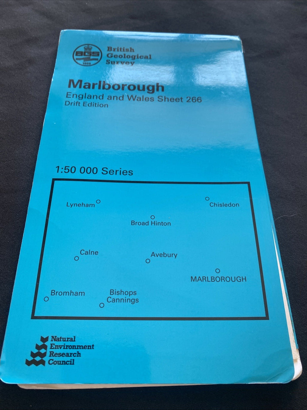 British Geological Survey Solid and Drift Edition Map Marlborough 1:50 sc (1309)