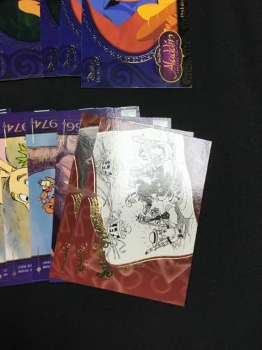 Upper Deck Disney Treasures S3 Trading cards x27 Chase Pooh Silly Aladdin -(6304