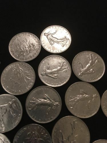 France Franc 1 Francs Coins x 15 - All 1960's - (2806)