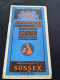 Sussex Bartholomew Revised Half Inch contoured Paper Map #6 (1272)