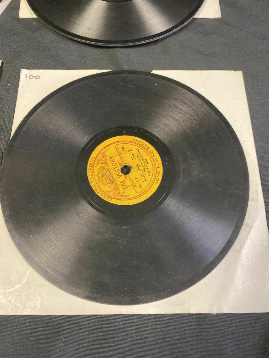 THE VICTORY SHIP - 5.5" Shellac Records Victory Military Band x 4  -  (7690)