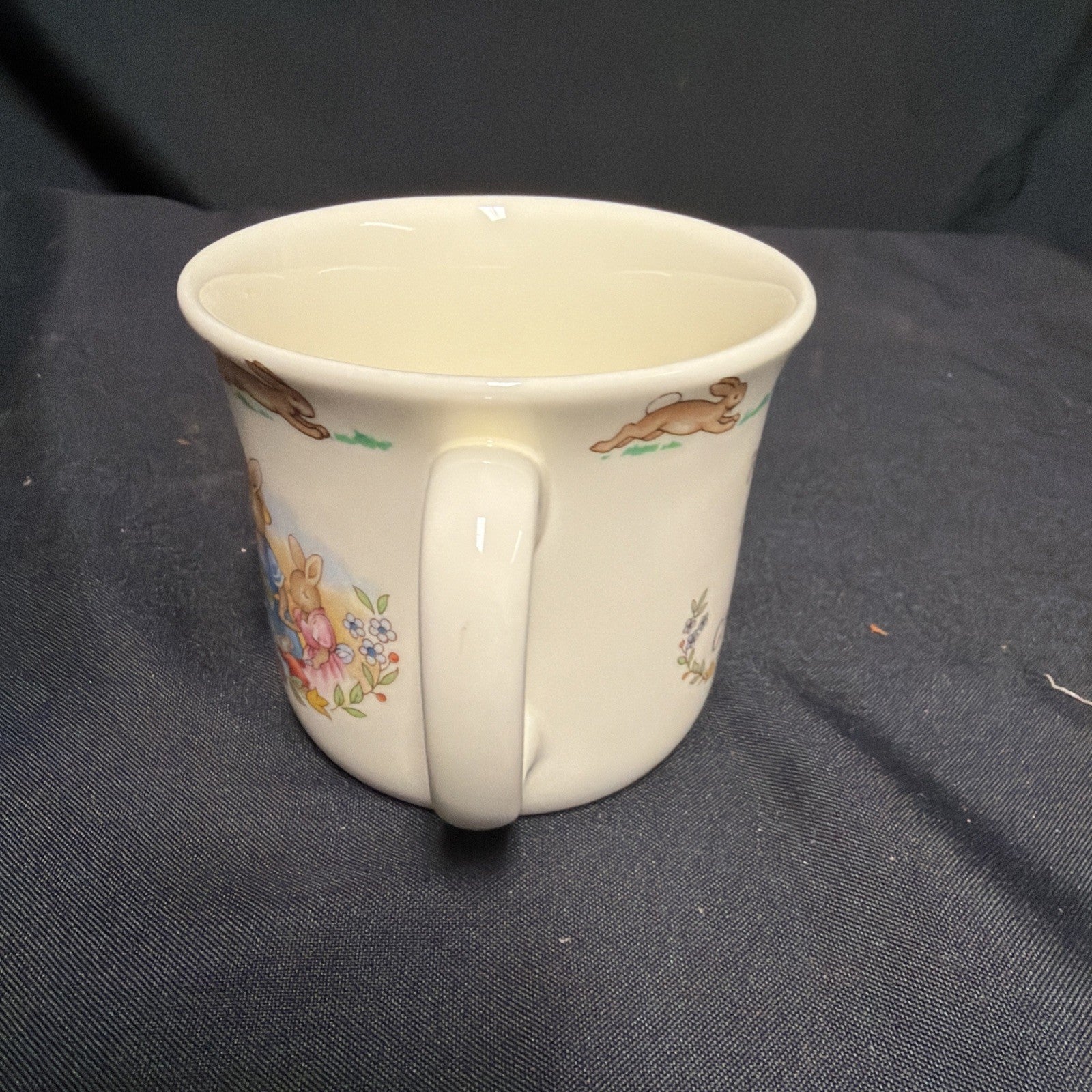 Royal Doulton Bunnykins Two Handled Cup Christening Vintage - (1895)