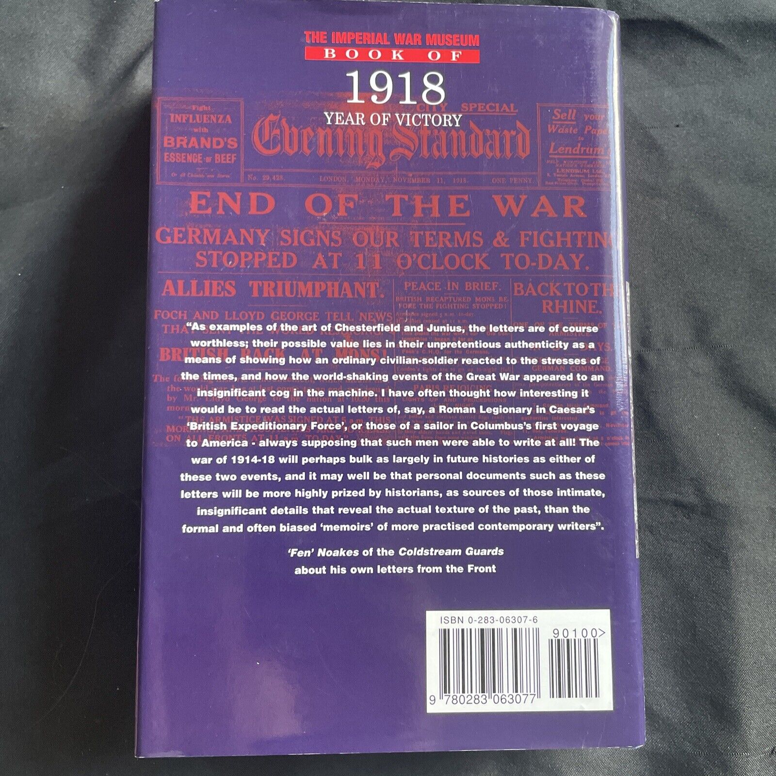 BOOK - 1918 Year of Victory Imperial War Museum Malcolm Brown 1st Ed 1998 (9489