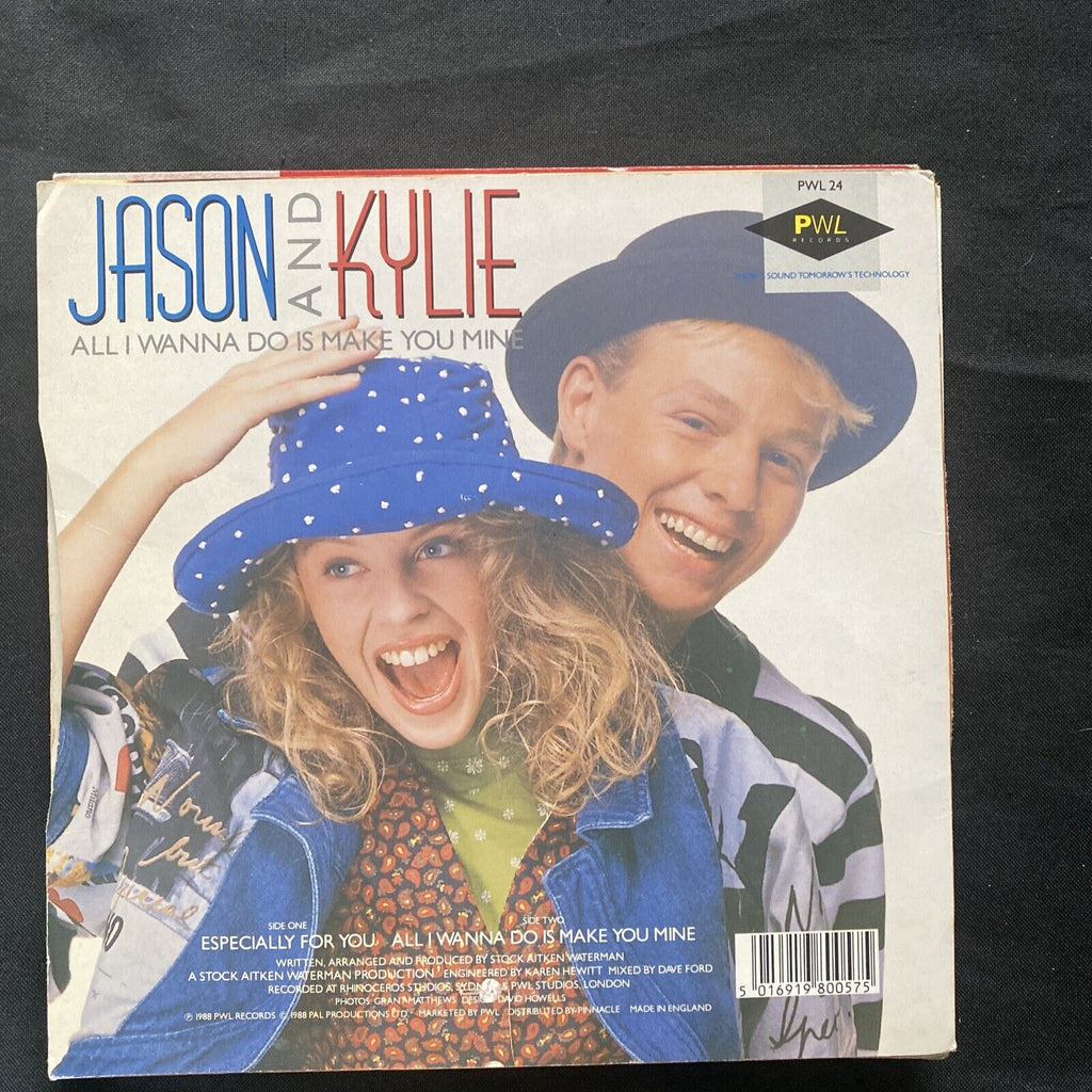Vinyl Records 7" Singles 5 x 1980's Jason Donovan, Darts, aurra - (9436