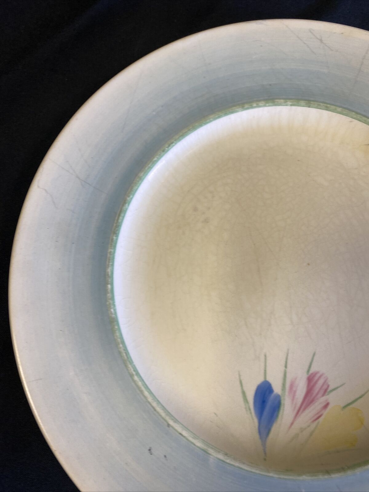 Clarice Claiff Crocus Design Newport Pottery - Plate x 1 x25cm - (7660)