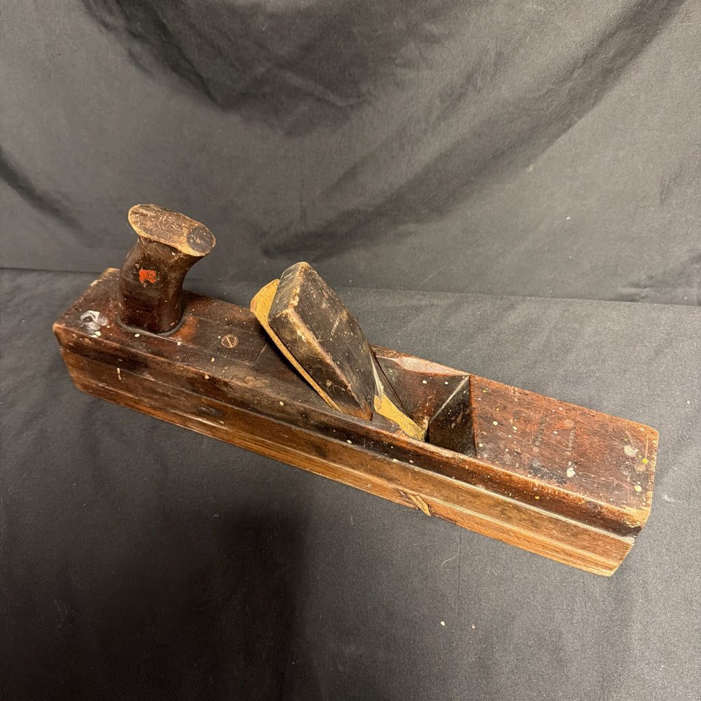 Antique Wood Block Plane 16" with Sheffield steel  - (1939)