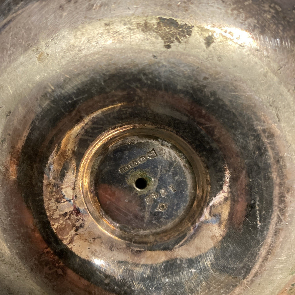 Victorian late 1800's Candle Holder Atkin Brothers HA EA FA Silver Plate - (1710)