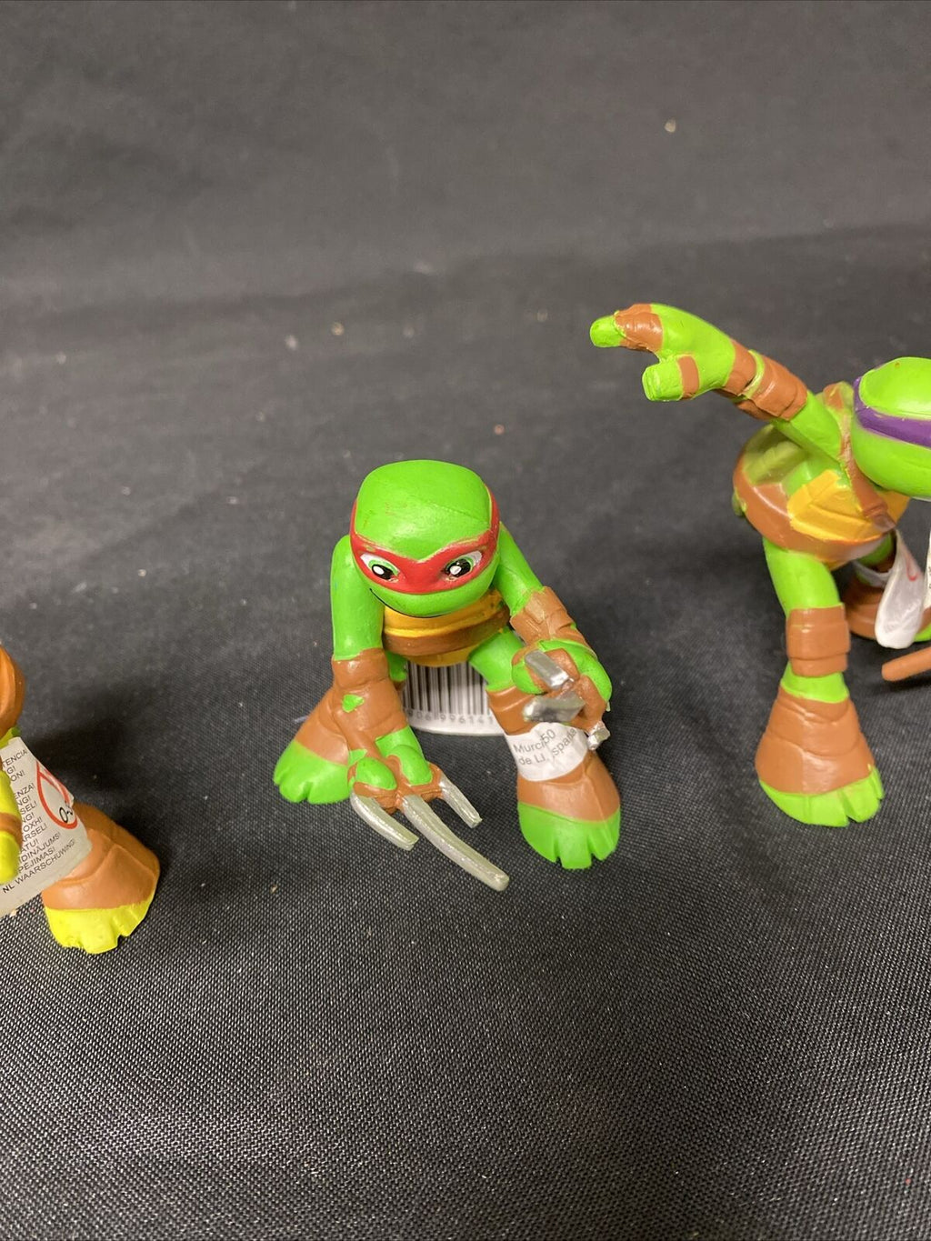 Comansi Spain 3 xTMNT Teenage Ninja Mutant Turtles Figures NWT Cake Toppers - (5016)