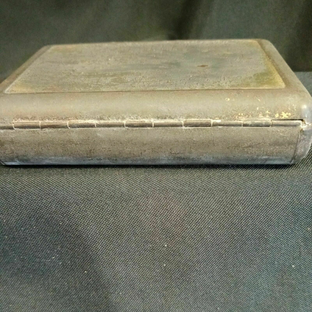 Jahnkes's Patent Tin 15 May 1880 Floral and Butterfly decoration Rare - (7938)