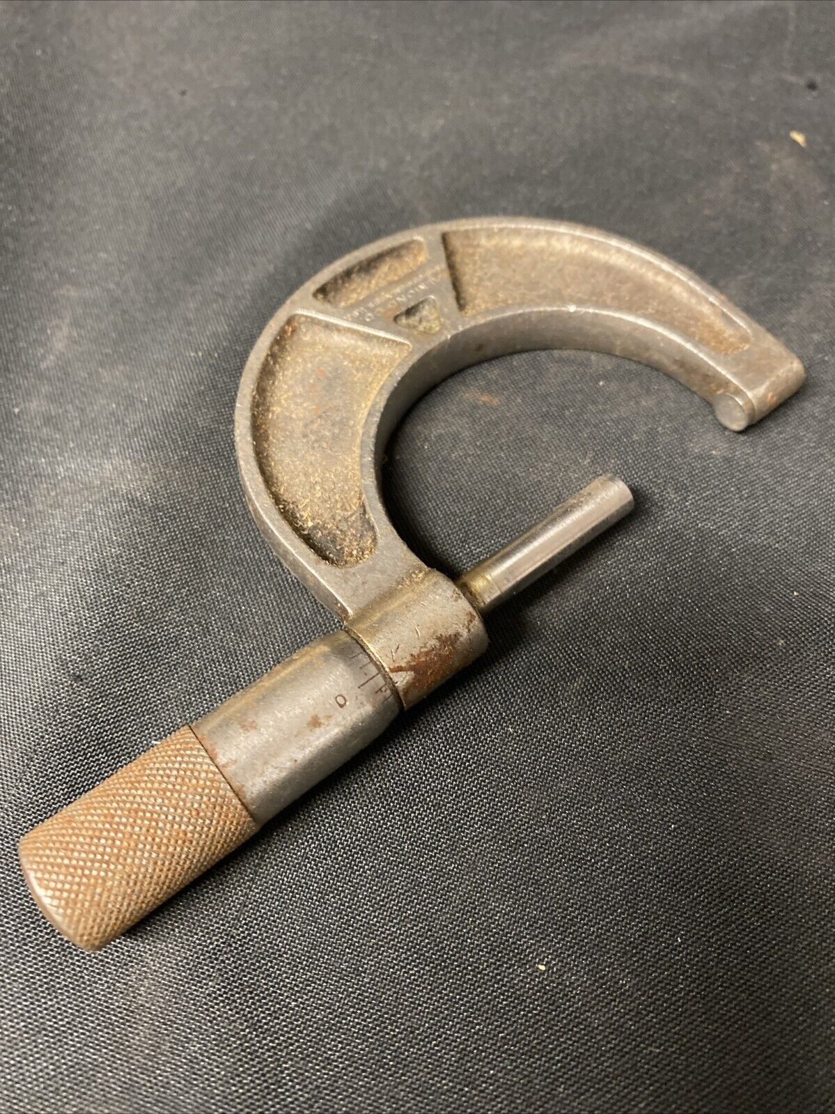 Antique Almond Co. USA Caliper Micrometer 1912 to 1915 - (5699)