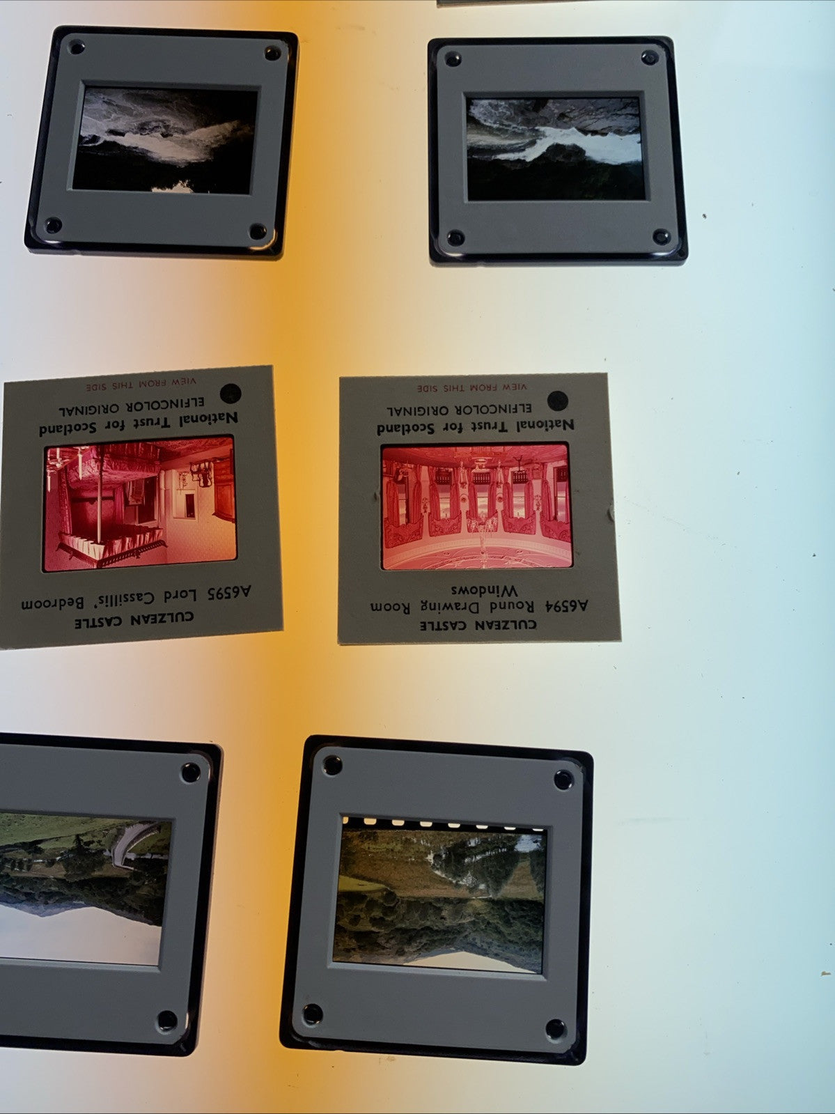 AGFA 35mm Cassette System 50 + 50 spaces inc 93 colour slides - 5966