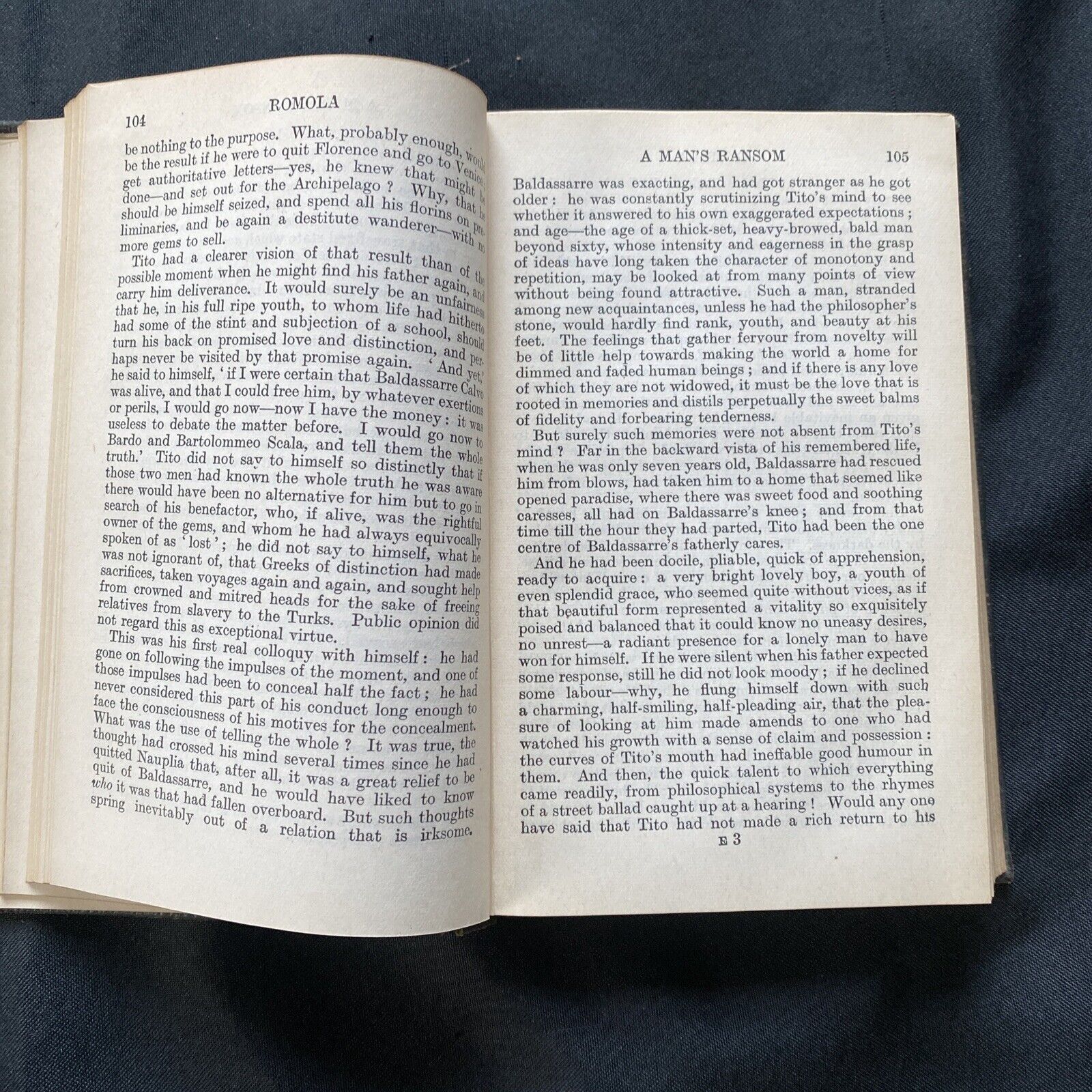 BOOK - Romola George Elliot - Milford - 1913 great condition (9575)