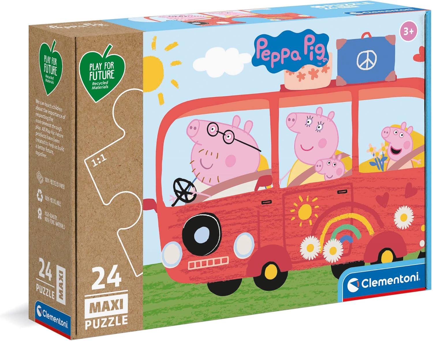Clementoni Peppa Pig 24 Piece Huge Maxi Puzzle Age 3+
