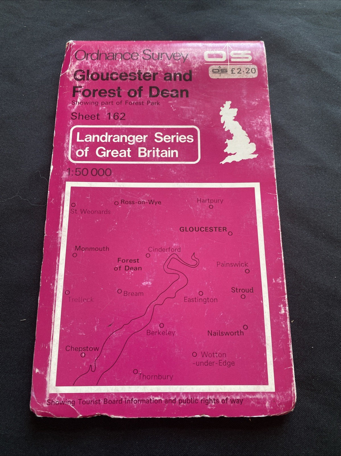 Gloucester & Forest of Dean Ordnance Survey OS Landranger Map #162 1:50 (1218)