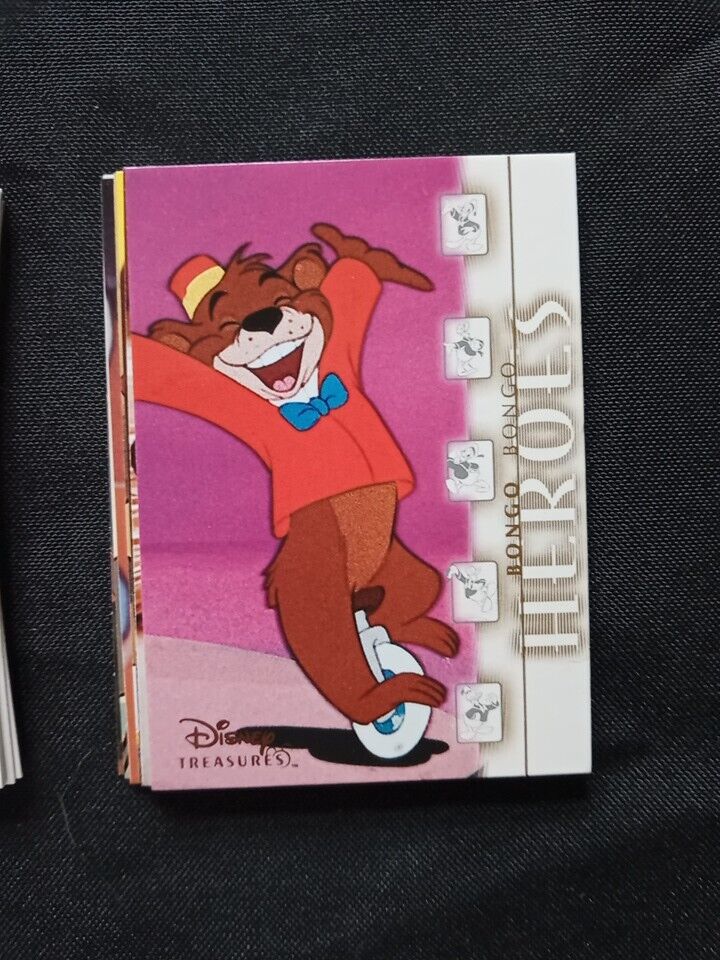 Upper Deck 2003 Disney Treasures Series FULL SET x 90 Trading Cards -(5736)