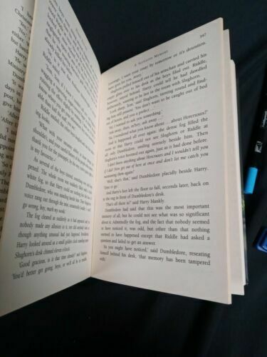 Harry Potter and the Half Blood prince 1st Edition HB with MISPRINT NO DJ (6996