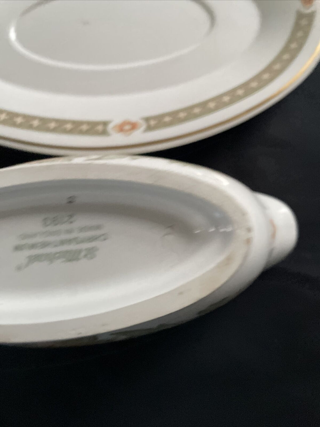 St Michael Chrysanthemum Gravy Boat and Dish Lovely condition Vintage - 9395