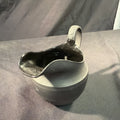 Vintage Black Basalt Jug / Creamer 10cm tall Wedgwood? - (1980)