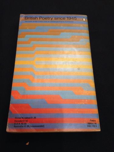 BOOK - British Poetry Since 1945 - Paperback - Penguin - 1978  - Used (1127)