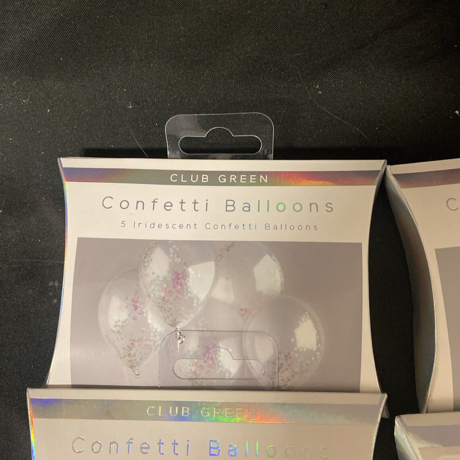Club Green Confetti Balloons - SILVER x 30 Balloons Party Birthday EID - (5331)