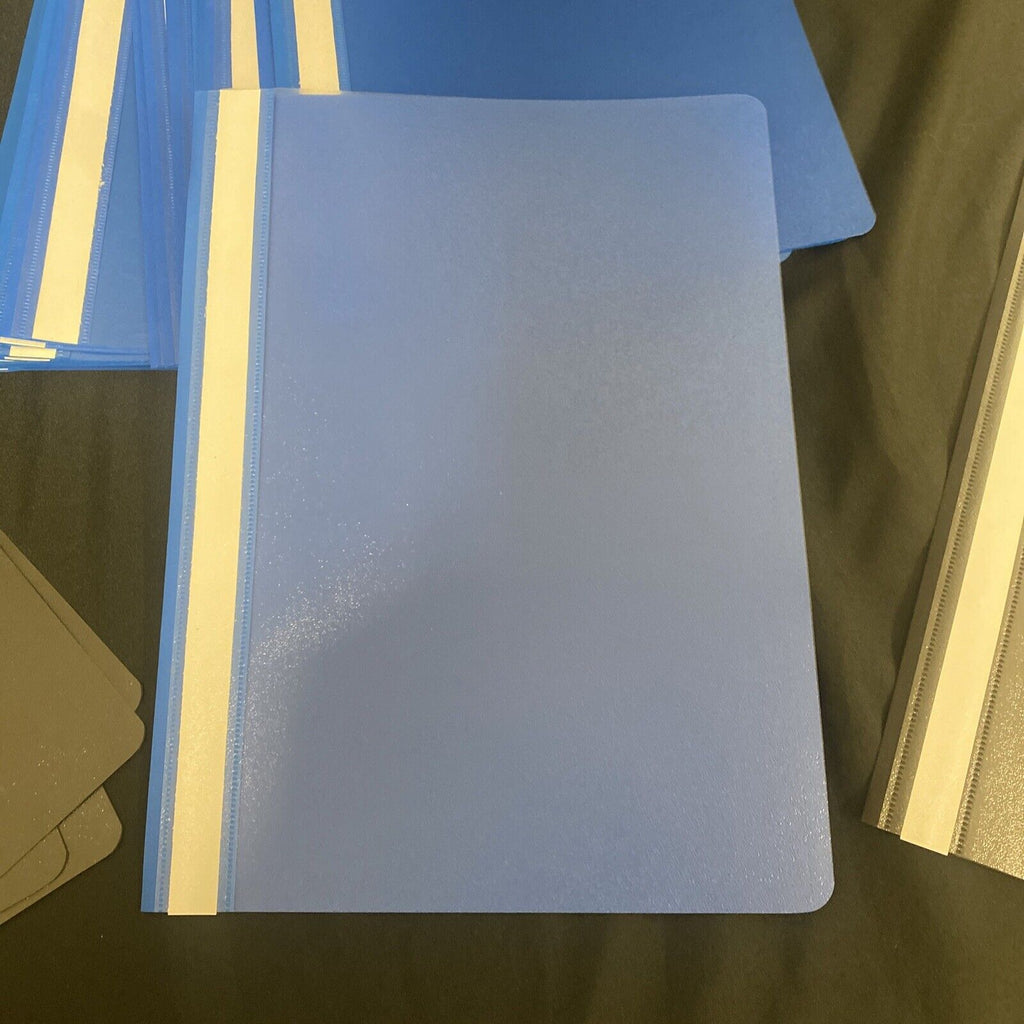 A4 Project Files Office Clear Cover Report Presentation Display Folder Pack of 35