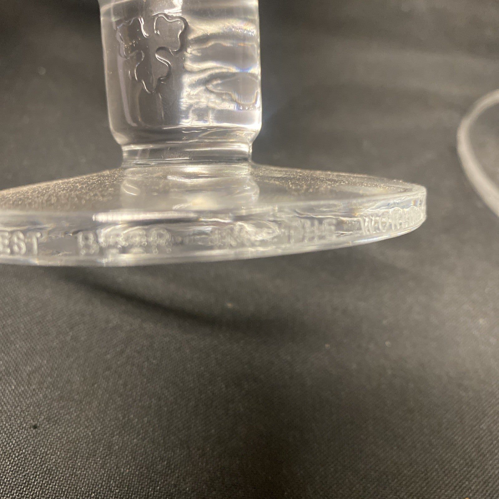 2X Carlsberg Pilsner Footed pint Glass Drinks Home Bar Pub Party (1461)