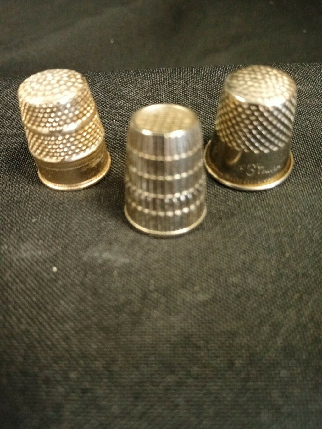 Antique Thimble made in West Germany Stamped inside #3 W. Germany 14mm -(7933)