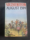 BOOK - AUGUST 1914 Alexander Solzhenitsyn 1972 1st English Edition HB+DJ - (9499