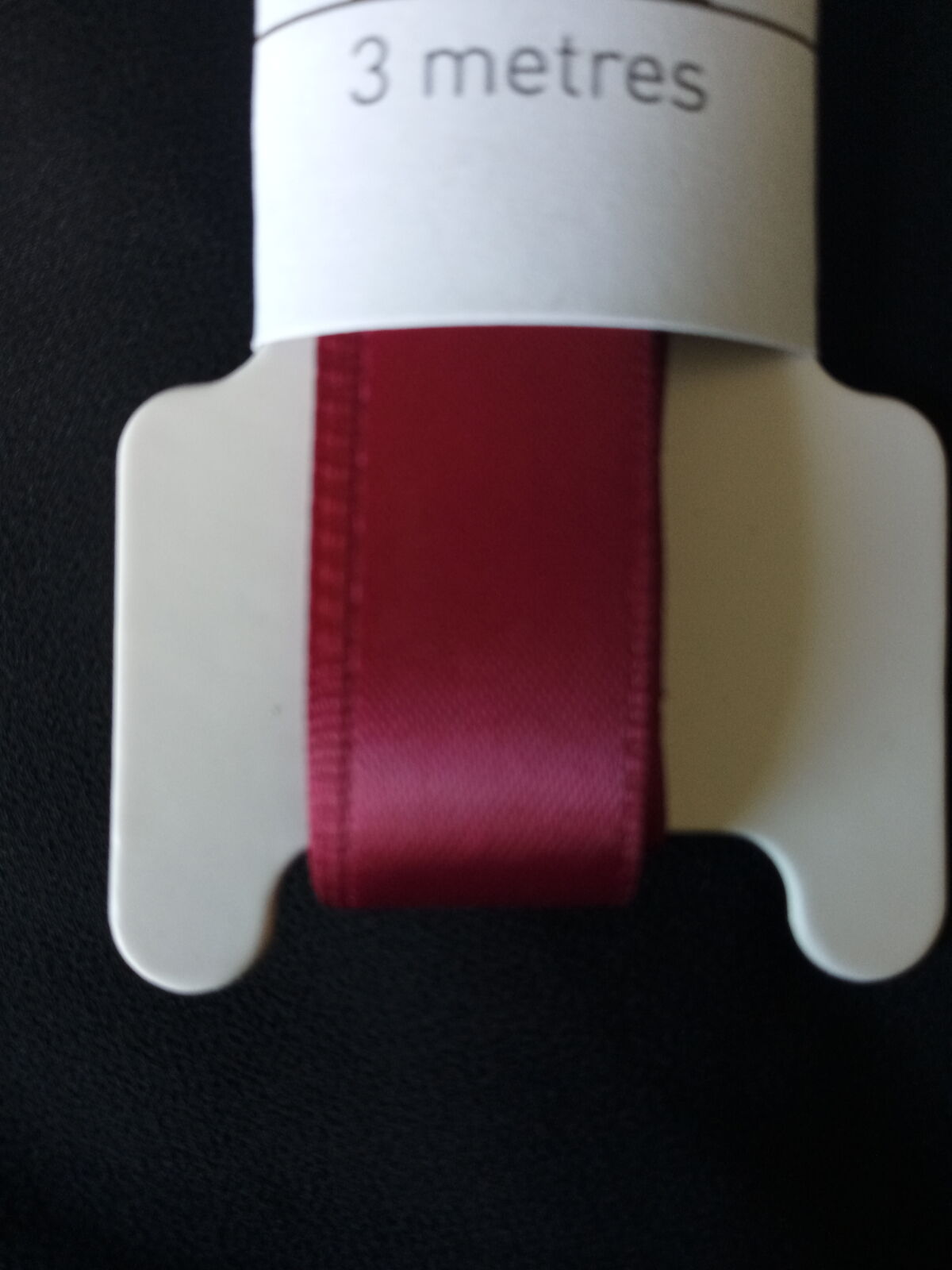 Satin Ribbon Wine 275 colour 16mm 3mtrs by Paperchase - (7117)