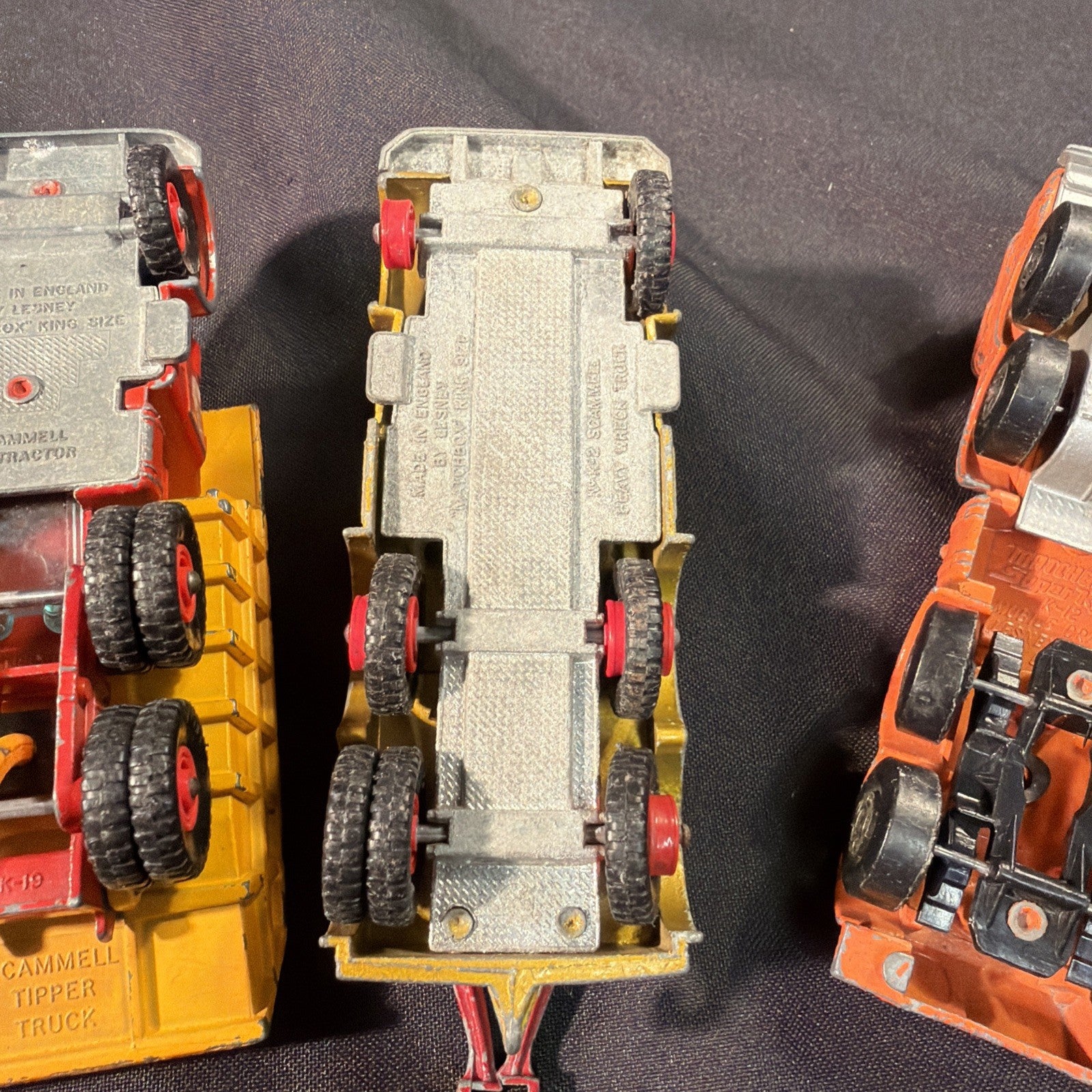 Matchbox Lesney Super Kings 1971-1973 Trucks x 6 inc Texaco Scammell Daf  - (2046)