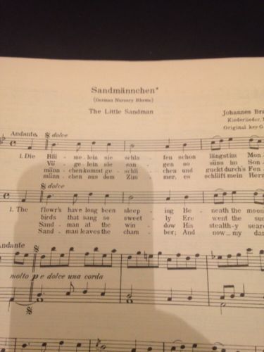 Johannes Brahms - G. Schirmer, Inc. 50 songs for voice Antique music 1937 (1473