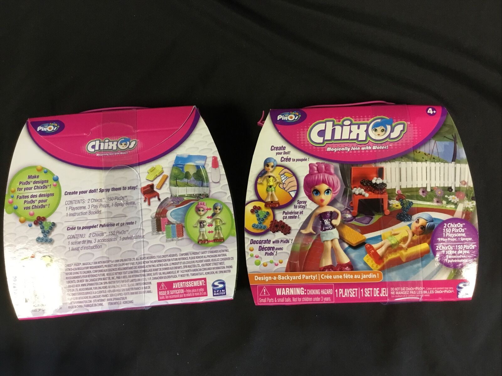Spin Master Pixos Chixos 2 Packs Brand New Magically Join With Water - (7319)