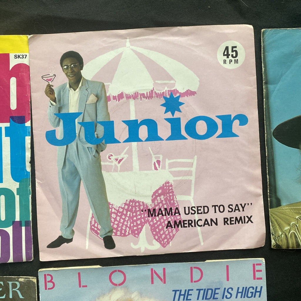Vinyl Records 7" Singles 5x 80's Blondie Stevie Wonder Prefab Sprout Junior 9432
