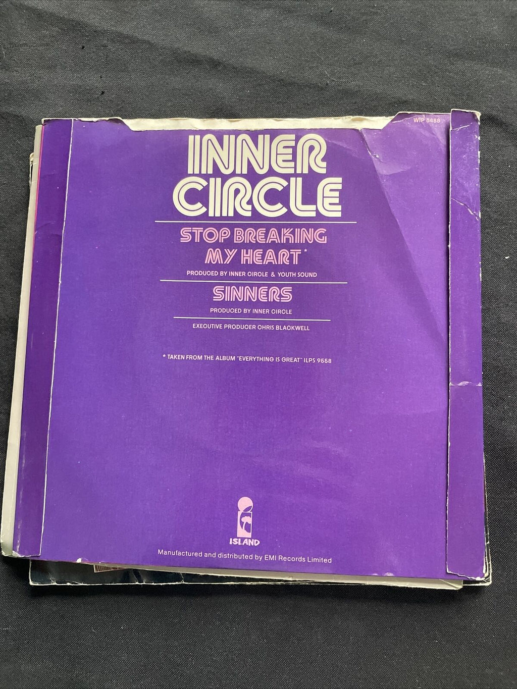 Vinyl Records 7" Singles 5x 80's Bruce Springsteen, Inner Circle, Manilow - 9431